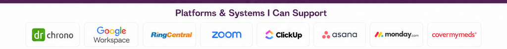 Platforms and systems I can support