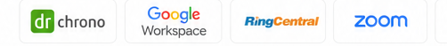 drchrono, Google Workspace, RingCentral, Zoom